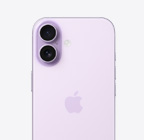 iPhone 17, eksterior belakang, warna lavender, sistem kamera Dual Fusion di kiri atas