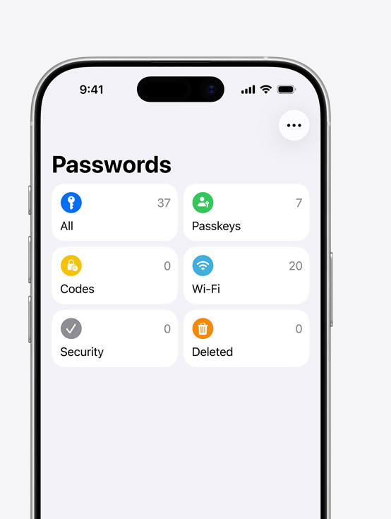 iPhone screen showing Passwords app, list of apps, Doordash, Atlas Obscura, Koba, Quickbooks, LinkedIn, Etsy, with user's email address saved