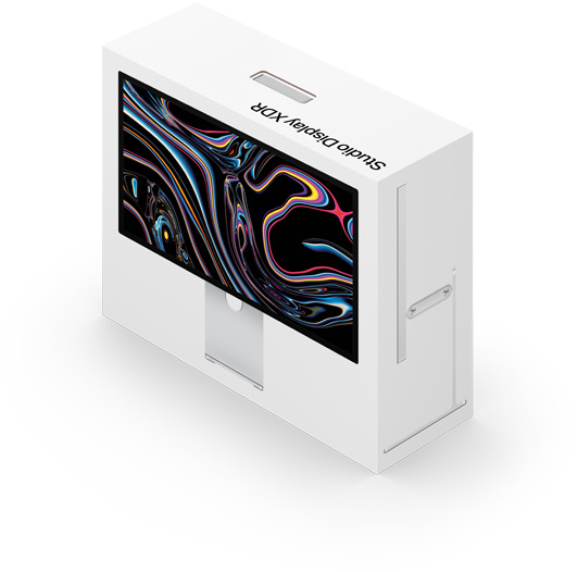Studio Display XDR dalam kemasannya